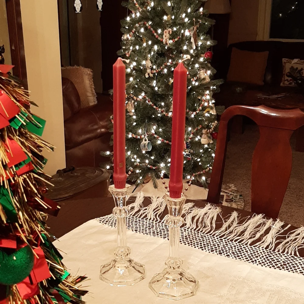 Crystal Clear Candlesticks
